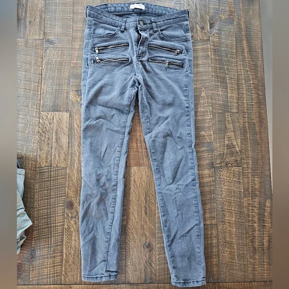 Zara Women's Skinny Jeans - Dark Gray - Picture 2 of 9